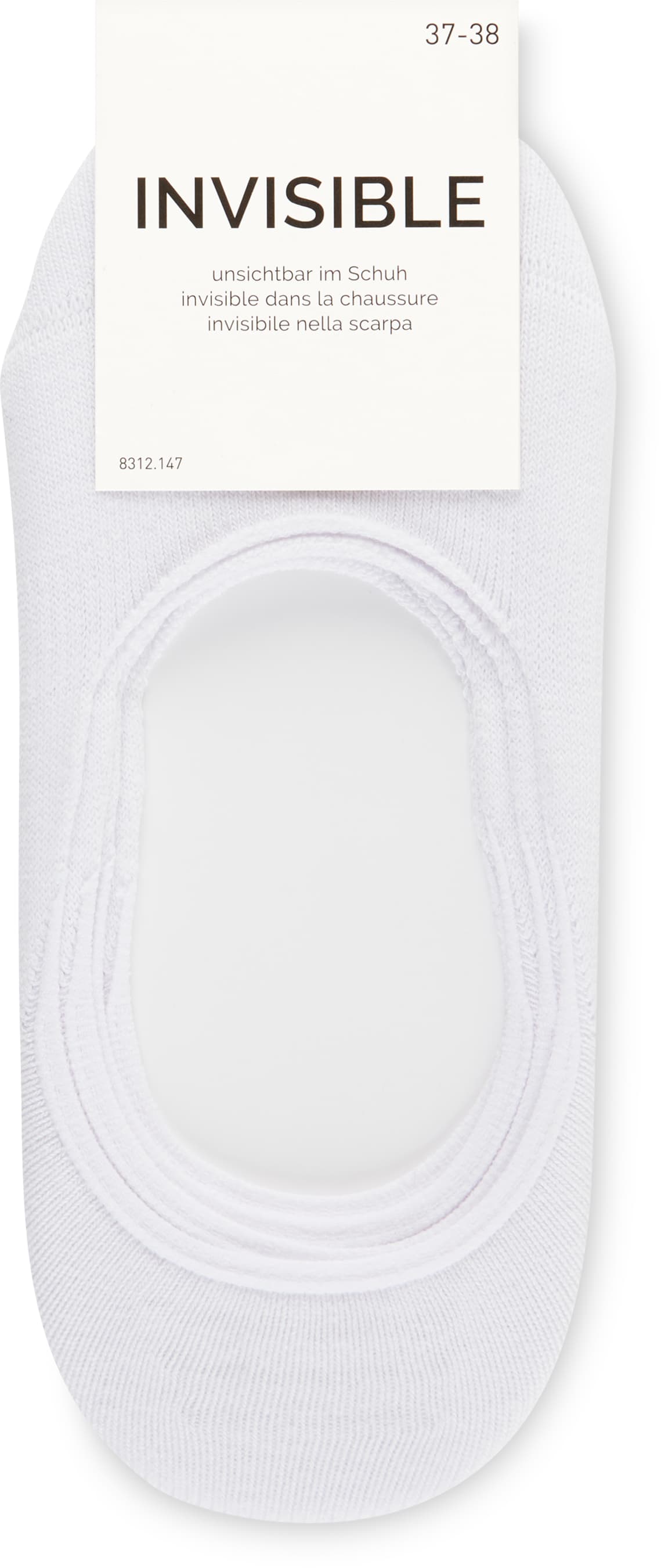 Damen Slippers Invisible Bio Cotton